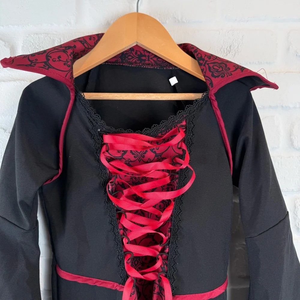 Vampire Witch‎ Halloween Costume Kids Girls Medium - Picture 2 of 10